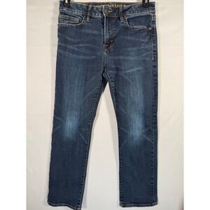 American Eagle Outfitters Womens Jeans Dark Wash Bootcut Extreme Flex Size 30x30